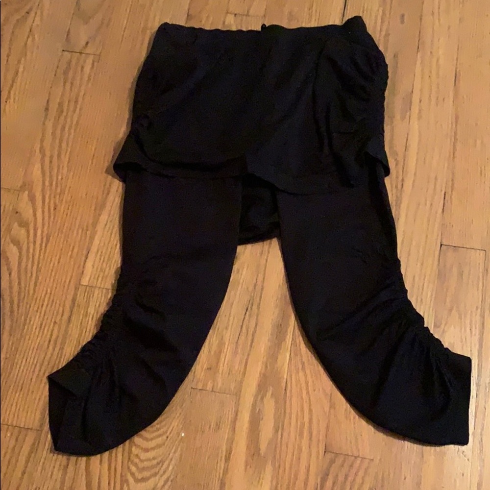 Athleta Black Skirted Leggings - Like New!